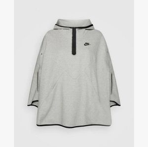 Nike Tech Gray Hooded Poncho